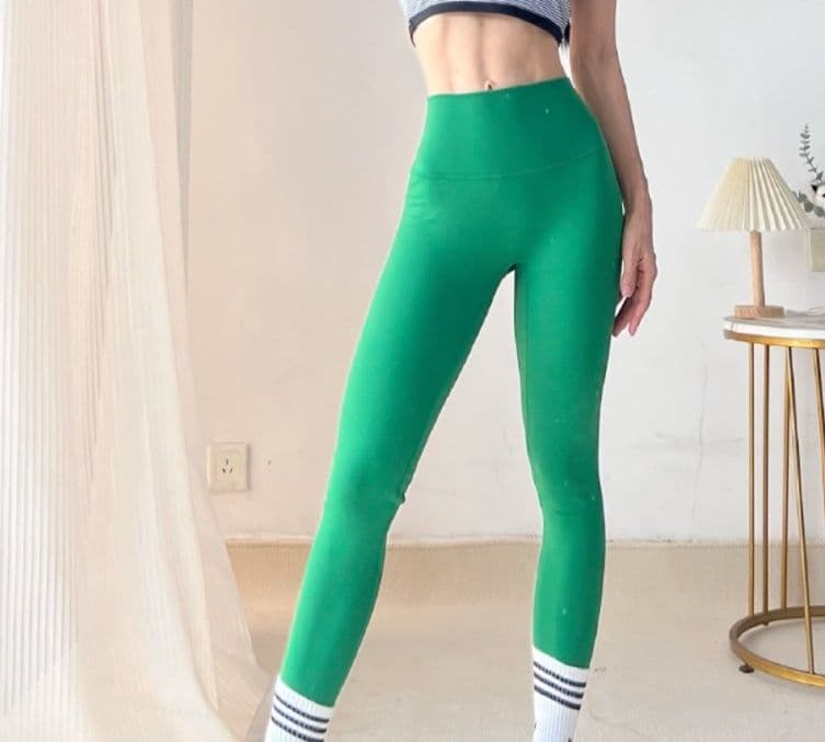 スパッツ ヨガ なめらか美脚 ハイウエストスパッツ