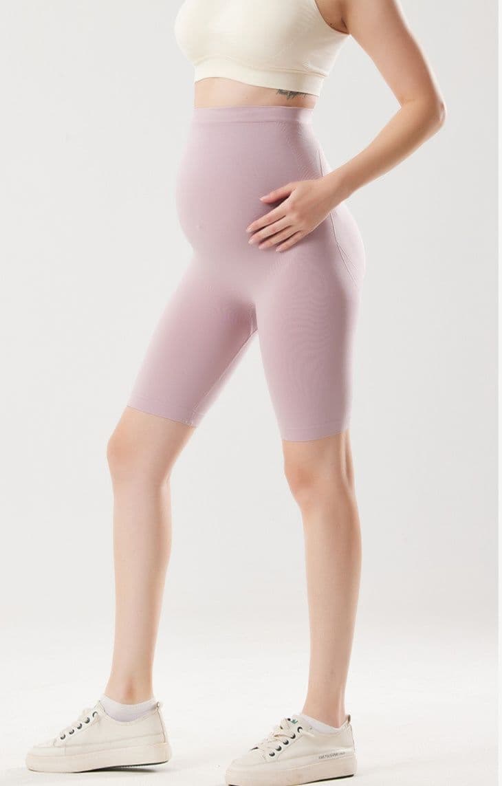 スパッツ マタニティ 快適シェイプ妊婦用ハイウエストスパッツ