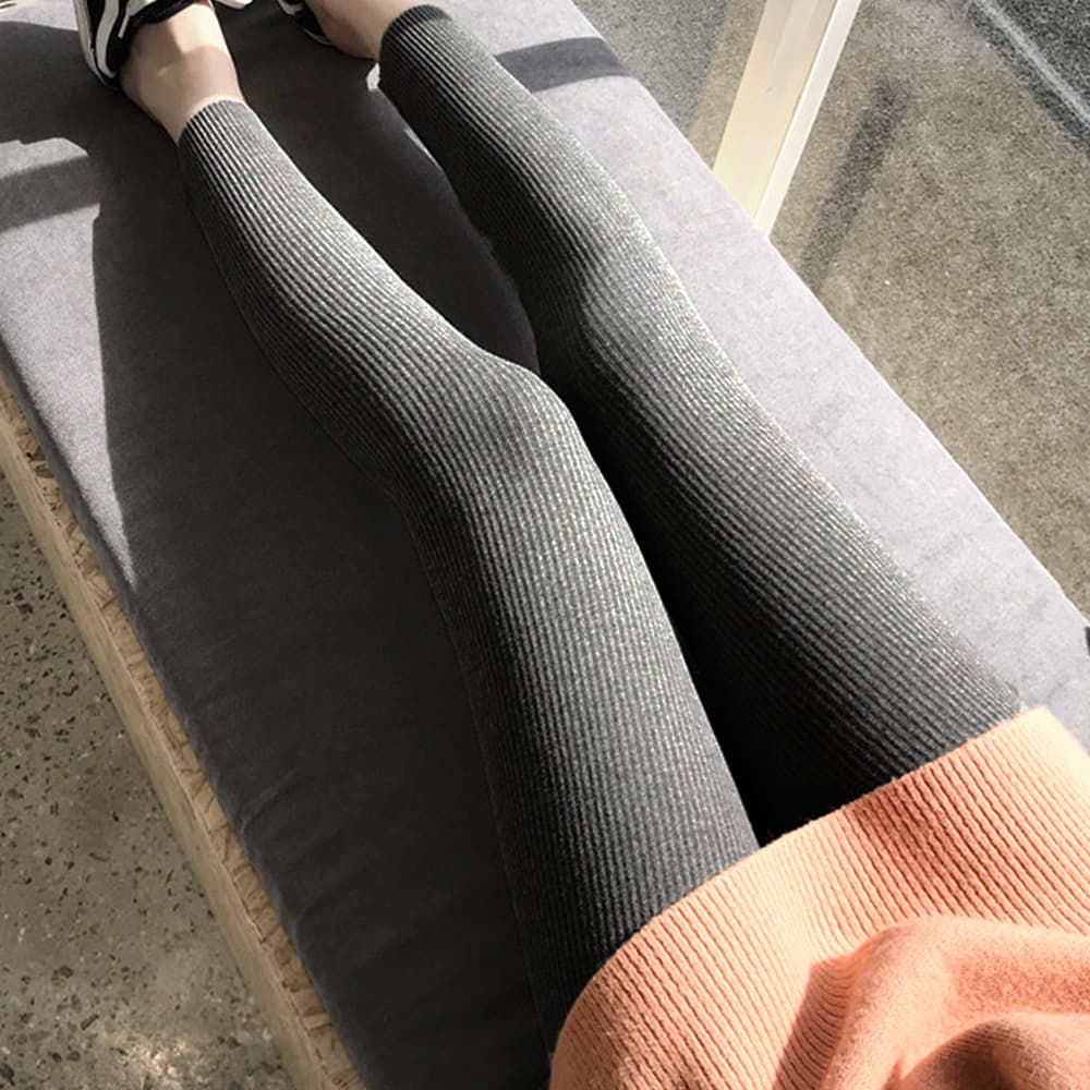 スパッツ 裏起毛リブレギンス 美脚スキニーパンツ レディース