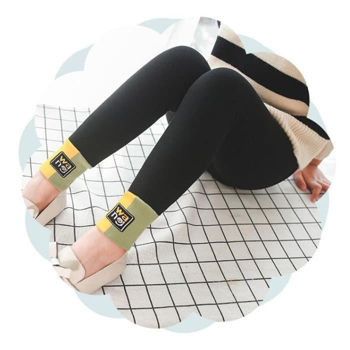 女の子用裏起毛あったかレギンス秋冬キッズスパッツ