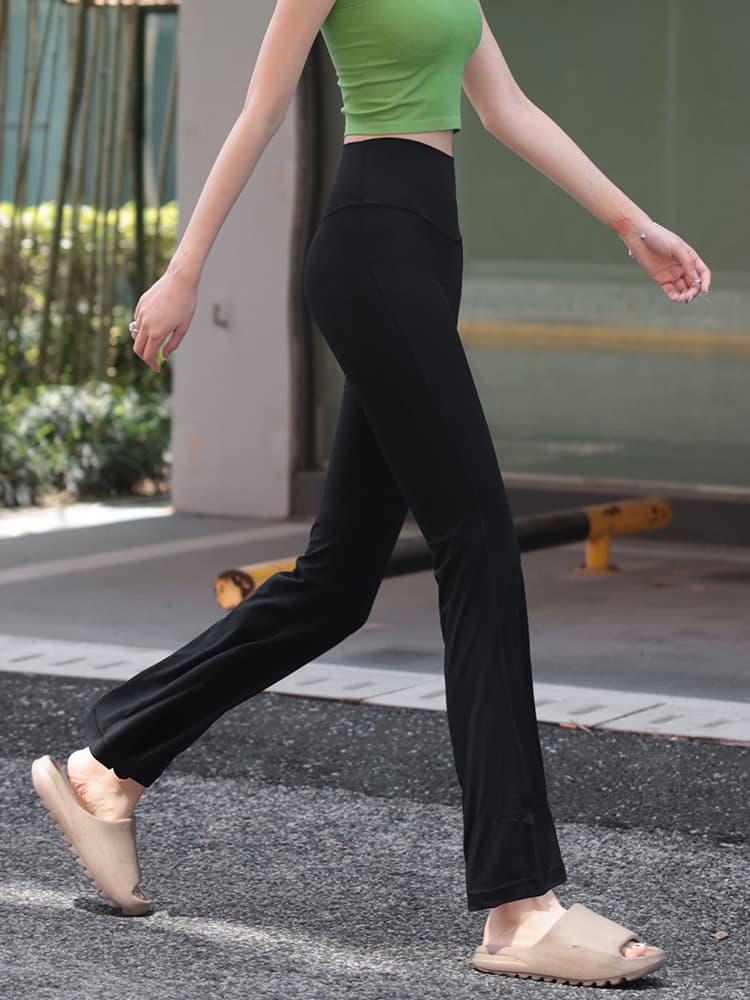 スパッツ 美姿勢ブーツカットスパッツ